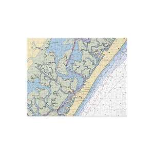 Smugglers Cove (Wildwood, NJ) NOAA Chart Jigsaw Puzzle