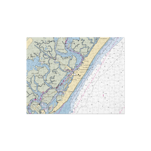 Yacht Club of Stone Harbor (Stone Harbor, NJ) NOAA Chart Jigsaw Puzzle