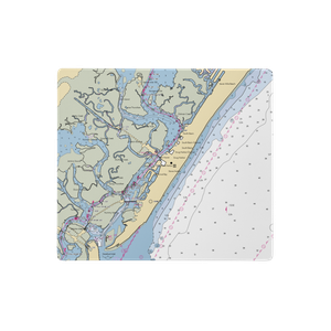 Yacht Club of Stone Harbor (Stone Harbor, NJ) NOAA Chart  Gaming Mouse Pad