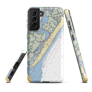 Stone Harbor Marina (Stone Harbor, NJ) NOAA Chart Samsung Phone Case