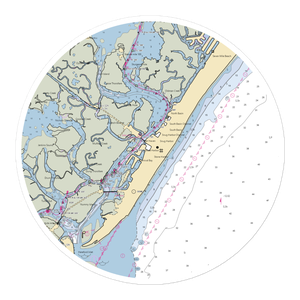 Stone Harbor Marina (Stone Harbor, NJ) NOAA Chart Towel - New Jersey ...
