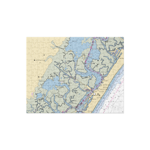 Camp Marine Service (Wildwood, NJ) NOAA Chart Jigsaw Puzzle