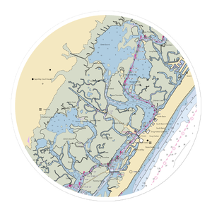 Camp Marine Service (Wildwood, NJ) NOAA Chart Sticker