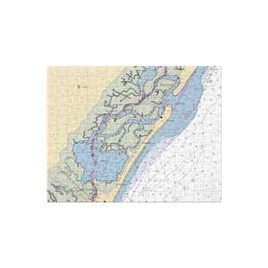 Whale Creek Marina (Strathmere, NJ) NOAA Chart Jigsaw Puzzle