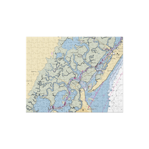 Dad's Place Marina (Dennisville, NJ) NOAA Chart Jigsaw Puzzle