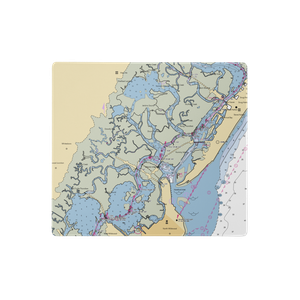 Dad's Place Marina (Dennisville, NJ) NOAA Chart  Gaming Mouse Pad