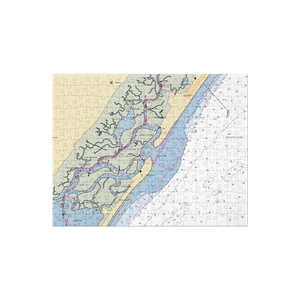 Corson's Inlet Marina (Strathmere, NJ) NOAA Chart Jigsaw Puzzle