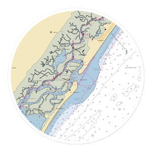 Corson's Inlet Marina (Strathmere, NJ) NOAA Chart Sticker