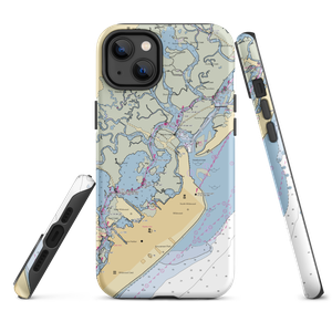 C and T Marine (Stone Harbor, NJ) NOAA Chart  Tough iPhone Case