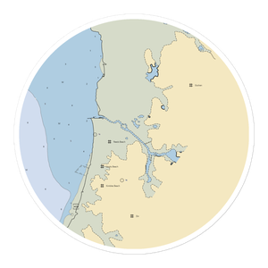 Bayway Marina (South Dennis, NJ) NOAA Chart Sticker