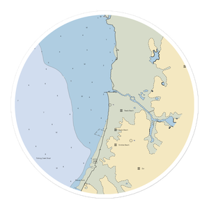 Smokey's Marina (Villas, NJ) NOAA Chart Sticker