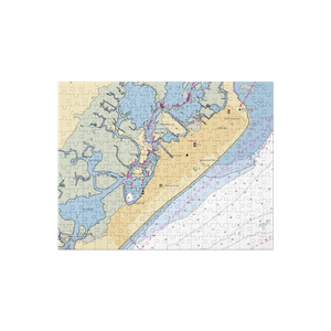 Lighthouse Pointe Marina (Rio Grande, NJ) NOAA Chart Jigsaw Puzzle