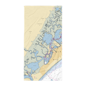 Pier 47 Marina (Rio Grande, NJ) NOAA Chart Towel