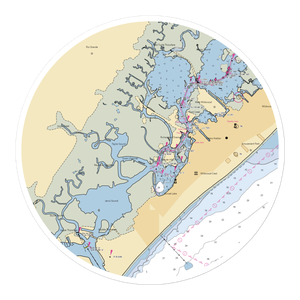 Shawcrest Marina (Rio Grande, NJ) NOAA Chart Sticker