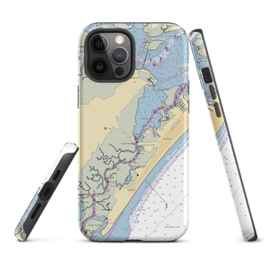 Blue Water Marina (Ocean City, NJ) NOAA Chart  Tough iPhone Case