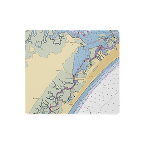 Blue Water Marina (Ocean City, NJ) NOAA Chart  Gaming Mouse Pad