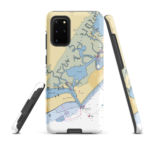 Two Mile Landing Marina (Rio Grande, NJ) NOAA Chart Samsung Phone Case