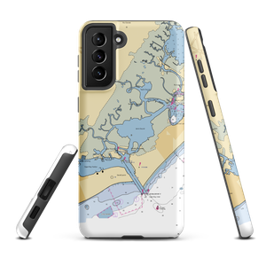 Two Mile Landing Marina (Rio Grande, NJ) NOAA Chart Samsung Phone Case