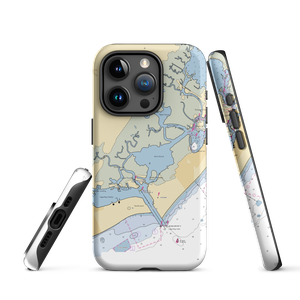 Two Mile Landing Marina (Rio Grande, NJ) NOAA Chart  Tough iPhone Case