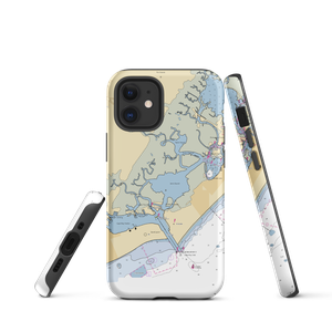 Two Mile Landing Marina (Rio Grande, NJ) NOAA Chart  Tough iPhone Case