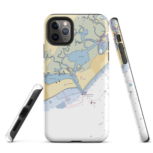 Cape Harbor Yacht Club (Rio Grande, NJ) NOAA Chart  Tough iPhone Case