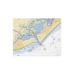 Cape Harbor Yacht Club (Rio Grande, NJ) NOAA Chart Jigsaw Puzzle