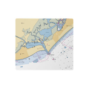 Cape Harbor Yacht Club (Rio Grande, NJ) NOAA Chart  Gaming Mouse Pad