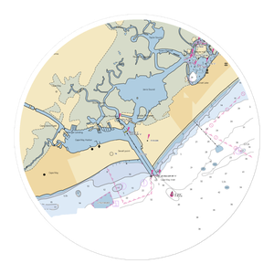 Cape Harbor Yacht Club (Rio Grande, NJ) NOAA Chart Sticker