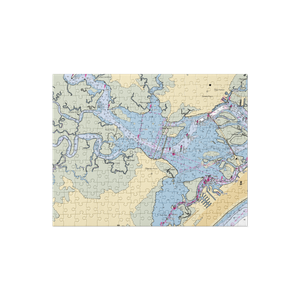 Tuckahoe Inn Restaurant (Ocean City, NJ) NOAA Chart Jigsaw Puzzle