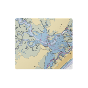 Tuckahoe Inn Restaurant (Ocean City, NJ) NOAA Chart  Gaming Mouse Pad