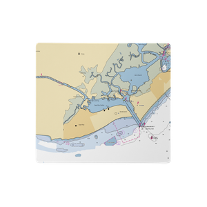 Bree-Zee-Lee Yacht Basin (Rio Grande, NJ) NOAA Chart  Gaming Mouse Pad