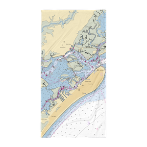 Nor'easter Marina (Ocean City, NJ) NOAA Chart Towel