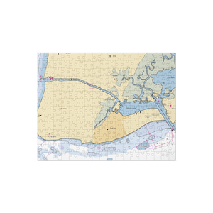 Tony's Marine Railway (Cape May Point, NJ) NOAA Chart Jigsaw Puzzle