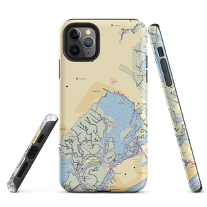 Yacht Club of Pleasantville (Brigantine, NJ) NOAA Chart  Tough iPhone Case