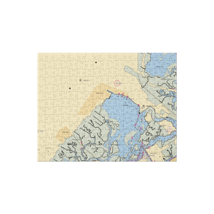 Yacht Club of Pleasantville (Brigantine, NJ) NOAA Chart Jigsaw Puzzle