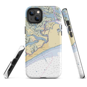 Doc of the Bay (Brigantine, NJ) NOAA Chart  Tough iPhone Case