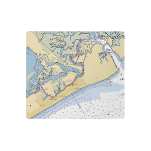 Doc of the Bay (Brigantine, NJ) NOAA Chart  Gaming Mouse Pad