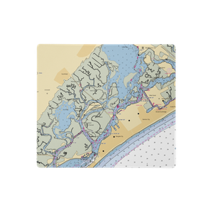 Peek-A-Boo Marina (Longport, NJ) NOAA Chart  Gaming Mouse Pad