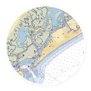 Ray Scott's Dock (Longport, NJ) NOAA Chart Sticker