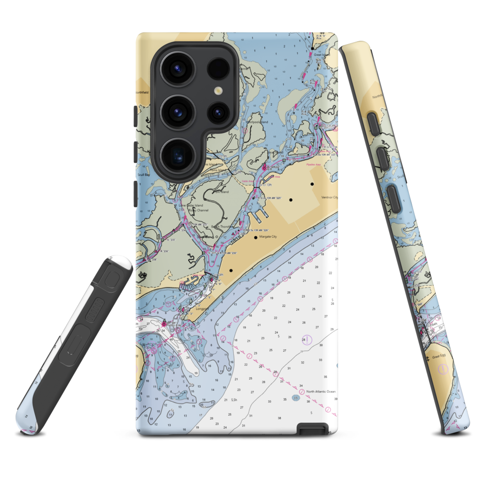 Integrity Marine (Longport, NJ) NOAA Chart Samsung Phone Case Samsung Galaxy S23 Ultra model shown