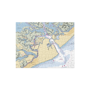 Golden Nugget Farley State Marina (Brigantine, NJ) NOAA Chart Jigsaw Puzzle