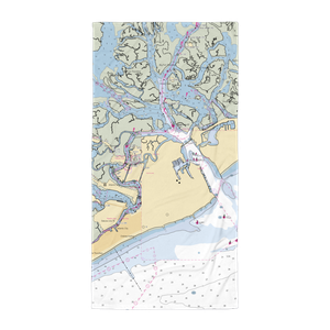 Golden Nugget Farley State Marina (Brigantine, NJ) NOAA Chart Towel