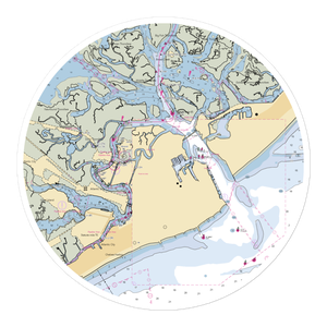 Golden Nugget Farley State Marina (Brigantine, NJ) NOAA Chart Sticker