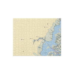 Absecon Bay Sportsman Ctr (Brigantine, NJ) NOAA Chart Jigsaw Puzzle