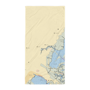 Absecon Bay Sportsman Ctr (Brigantine, NJ) NOAA Chart Towel