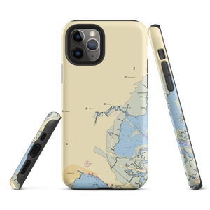 Up The Creek Marina (Brigantine, NJ) NOAA Chart  Tough iPhone Case