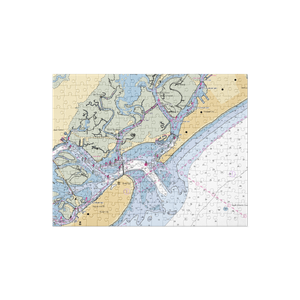 Seaview Harbor Marina (Longport, NJ) NOAA Chart Jigsaw Puzzle