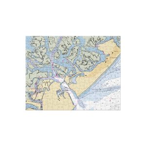 Brigantine Marina & Paddle Club (Brigantine, NJ) NOAA Chart Jigsaw Puzzle