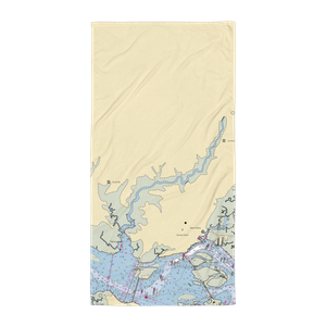 Ocean Heights Marina (Egg Harbor Township, NJ) NOAA Chart Towel