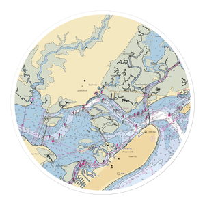 Graef Boat Yard (Egg Harbor Township, NJ) NOAA Chart Sticker